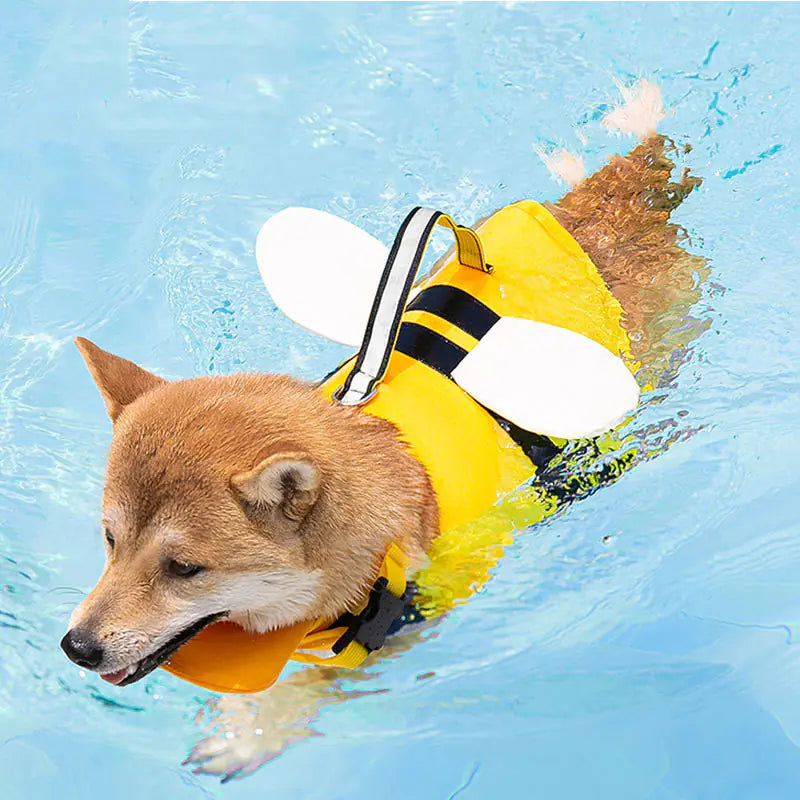 Summer Animal Shape Bee Dog Life Jacket by Anti Spier