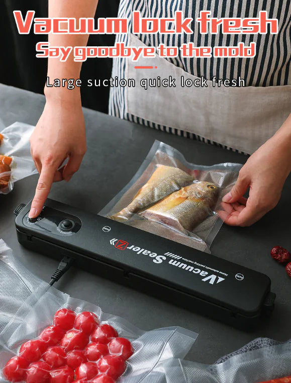 Vacuum Sealer Machine Food Preservation Storage Saver Automatic With Seal Bag by Anti Spier
