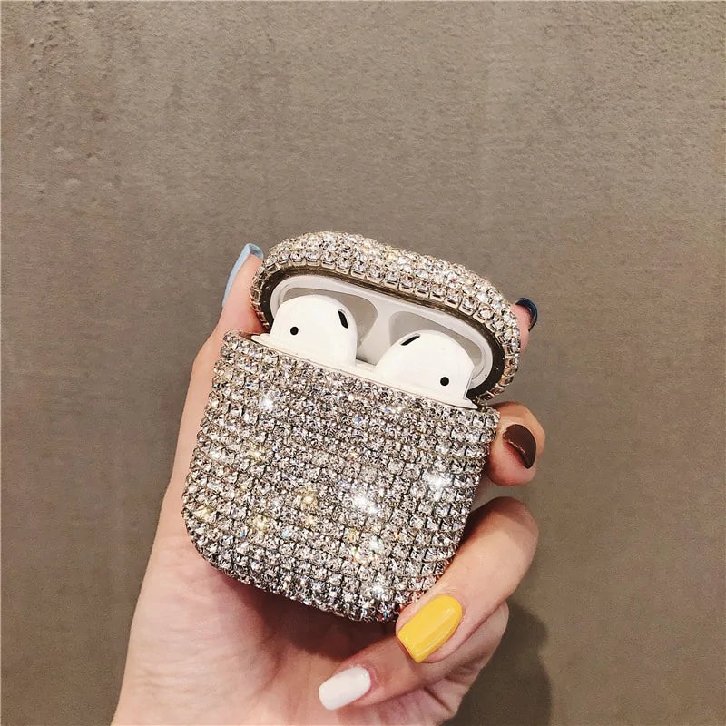 Luxury Bling Earbuds Case by Anti Spier