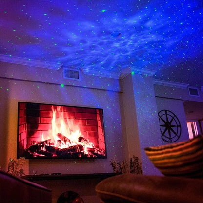 Alexa Compatible Laser Projector w/LED Nebula Cloud for Game Rooms, Home Theater, or Night Light Ambiance by Anti Spier