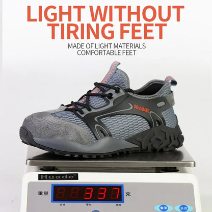 Anti-collision and Anti-smashing Breathable Safety Shoes by Anti Spier
