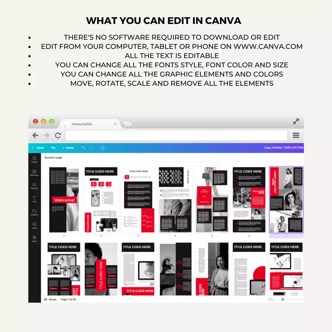 Downloadable 50 Pages Email Newsletter Template Style #2 by Anti Spier