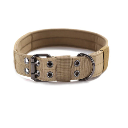 2" Wide Tactical Heavy Duty Nylon Large Dog Collar K9 Military With Metal Buckle by Anti Spier