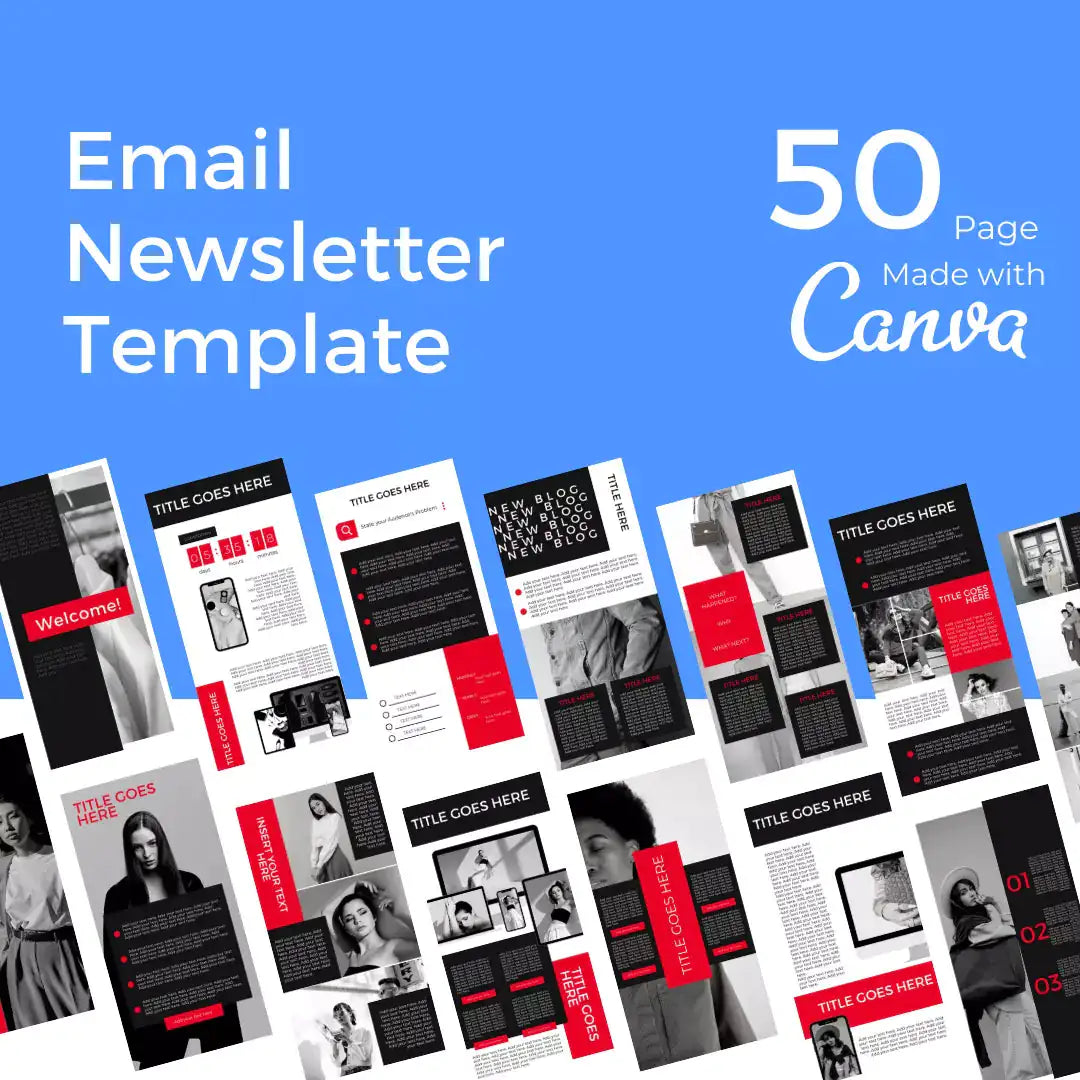 Downloadable 50 Pages Email Newsletter Template Style #2 by Anti Spier