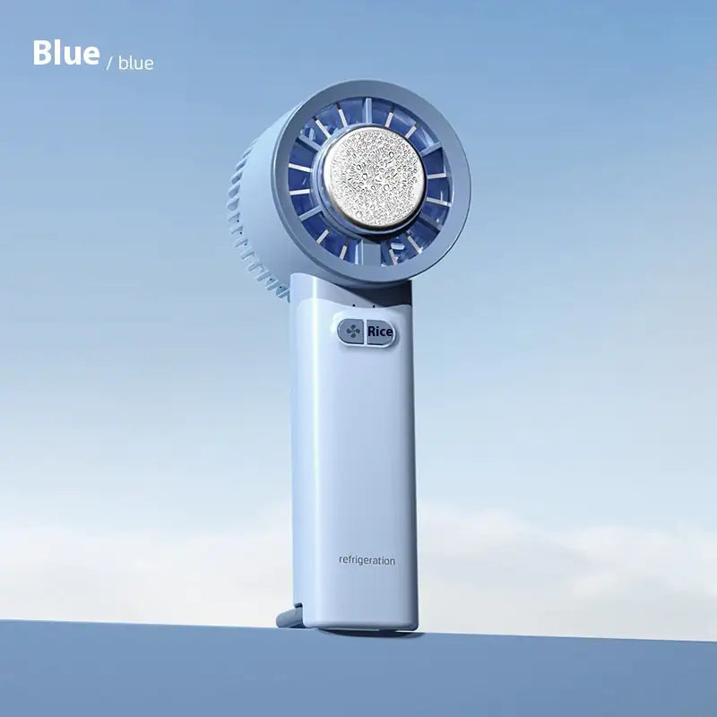 2024 Summer Gadget Handheld Turbo Jet Fan Mini Portable Ice Cold Fan Generation Brushless Motor Wind High Speed Duct Fans Violent Blower by Anti Spier