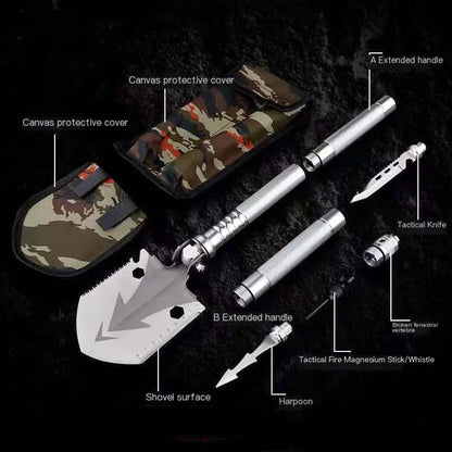 Multifunctional Folding Outdoor Military Shovel Tool by Anti Spier