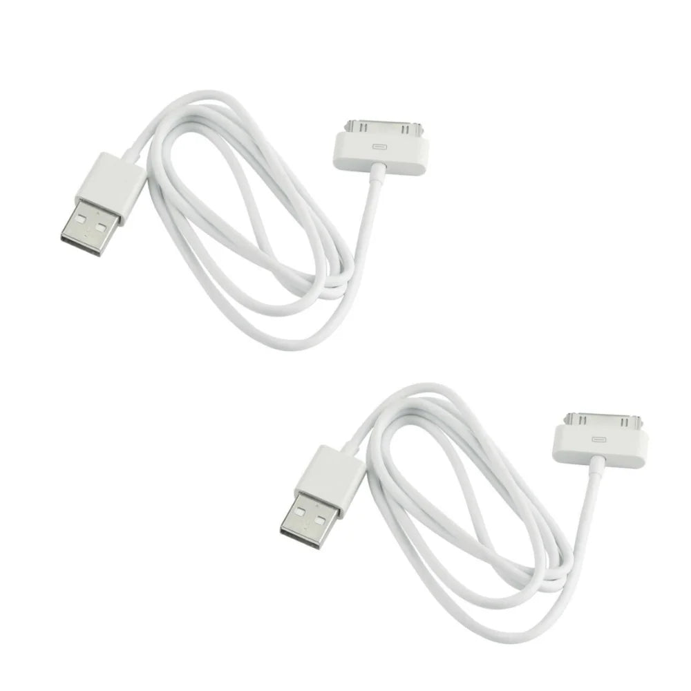 2x 6ft 30-Pin USB Charger Data Sync Cable Cord For iPhone 3G/4/4S iPad 2 iPod nano1-6 by Anti Spier