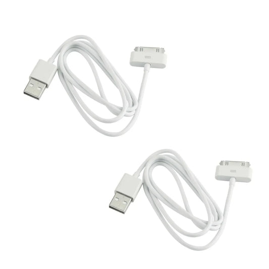 2x 6ft 30-Pin USB Charger Data Sync Cable Cord For iPhone 3G/4/4S iPad 2 iPod nano1-6 by Anti Spier