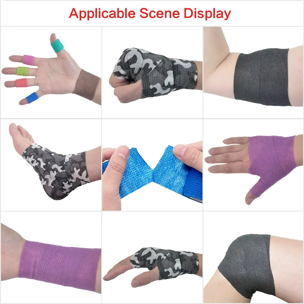 Sports Self Adhesive Elastic Bandage Wrap by Anti Spier