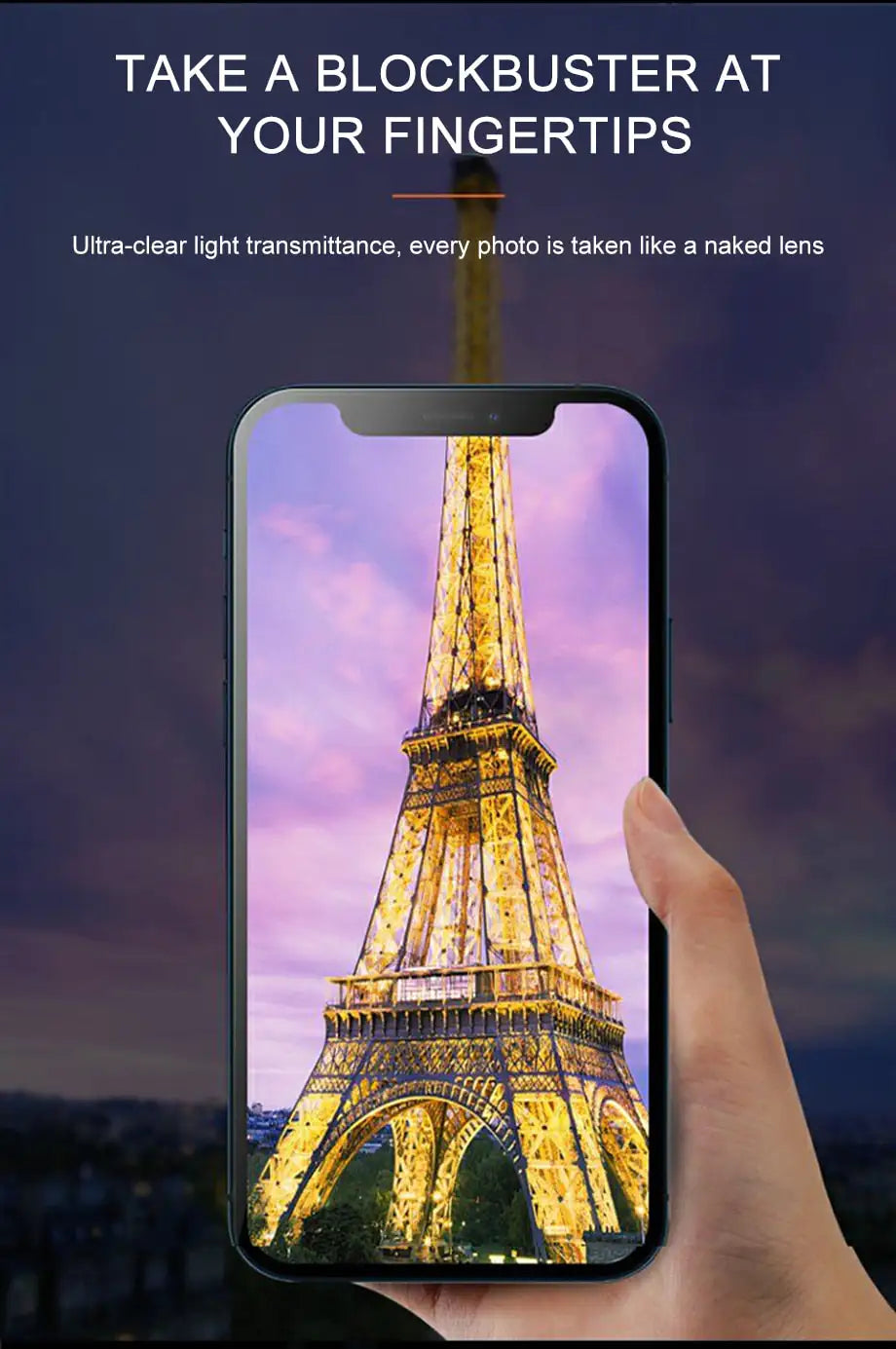 Camera Lens Protector - Tempered Glass Screen Protection for Phone Camera by Anti Spier
