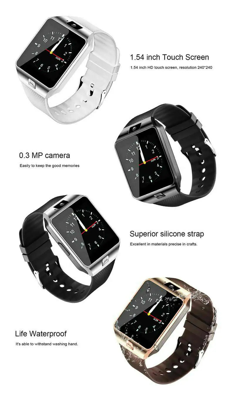 Bluetooth Smart Watch w/Camera Waterproof Phone Mate For Android Samsung iPhone by Anti Spier