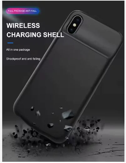 Rechargeable Power Bank Phone Case battery charging phone case Wireless Charger Battery Case For Iphone 15 by Anti Spier