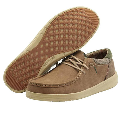 Hey Dude Men's Paul | Men’s Shoes | Men's Lace Up Loafers | Comfortable & Light-Weight 8 Nut by Anti Spier