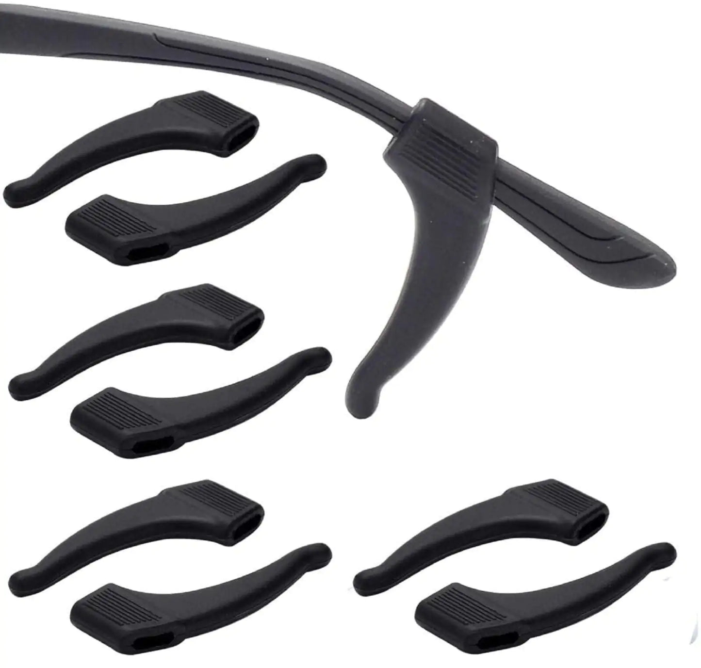 4 Pair Anti Slip Glasses Ear Hooks Tip by Anti Spier