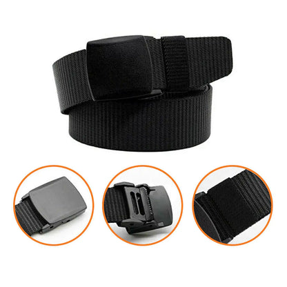Men's Plastic Cam Buckle Nylon Belt by Anti Spier