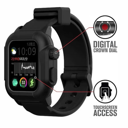 Waterproof Box Case Strap For Apple Watch by Anti Spier