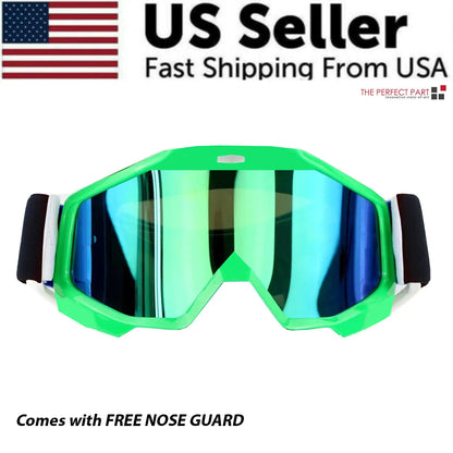 Motocross Goggles Racing Off-Road Dirt Bike ATV UTV BMX MX XC Motorcycle Eyewear by Anti Spier