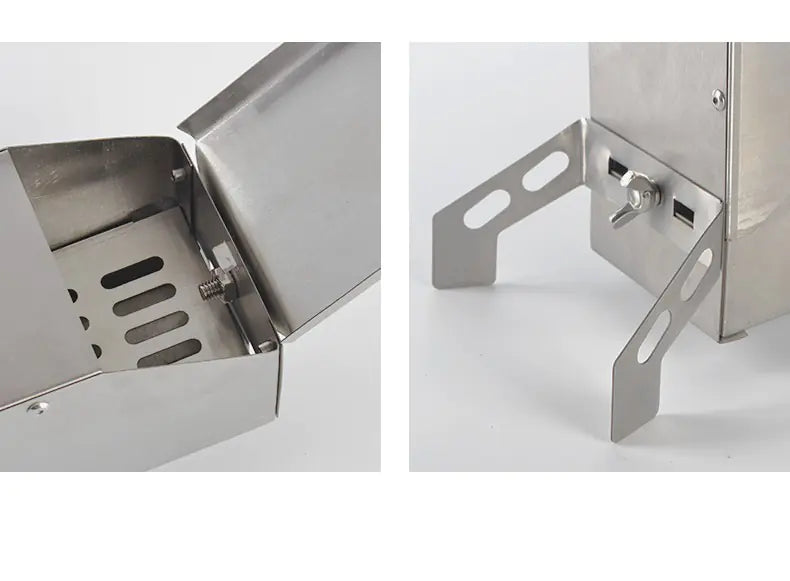 Stainless Steel Folding BBQ Grill for Camping and Firewood by Anti Spier