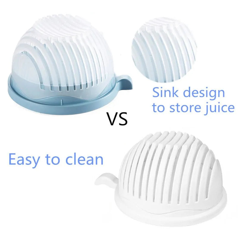 Upgraded Salad Cutter Bowl by Anti Spier