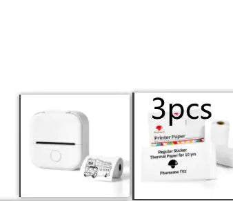 Portable Mini Thermal Label Printer Home Photo Printer Student Wrong Question Printer Bluetooth Mini Label Printer Price Tag by Anti Spier