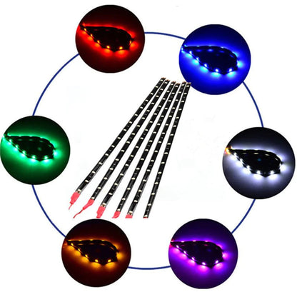 Lot Waterproof 12''/15 DC 12V Motor LED Strip Underbody Light For Car Motorcycle by Anti Spier