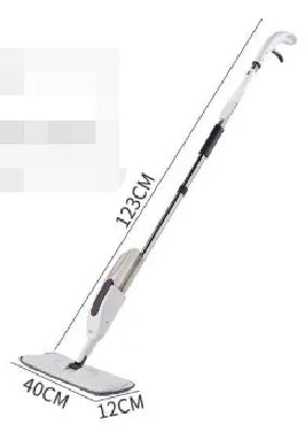 Floor Mop with Reusable Microfiber Pads by Anti Spier