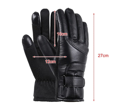 Electric USB Heated Gloves Winter Warming Thermal Ski Snow Hand Warm Windproof by Anti Spier