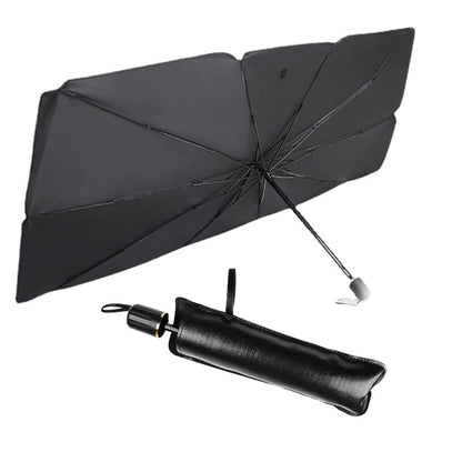 57" Car Windshield Sun Shade Foldable Umbrella Front Window Cover Visor Umbrella by Anti Spier