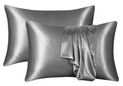 Silk-like Solid Color Pillowcase by Anti Spier