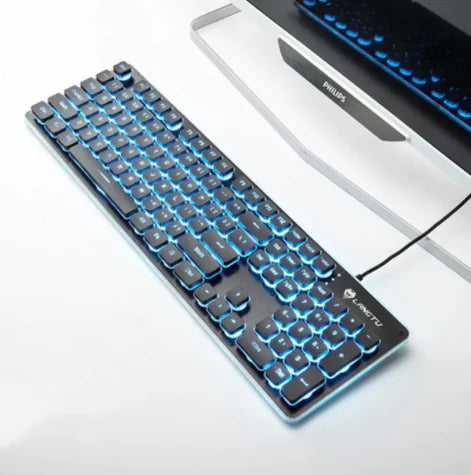 USB Wired Luminous Gaming Keyboard – Ideal for Home & Office Use by Anti Spier