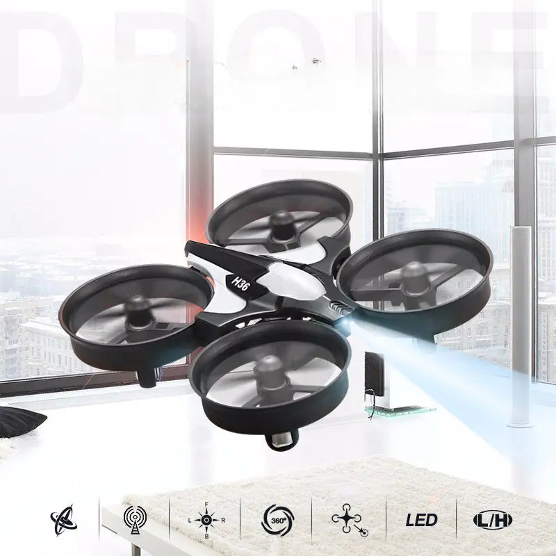 Mini 6-Axis Gyro RC Quadcopter Headless Mode Remote Control Drone With Camera by Anti Spier