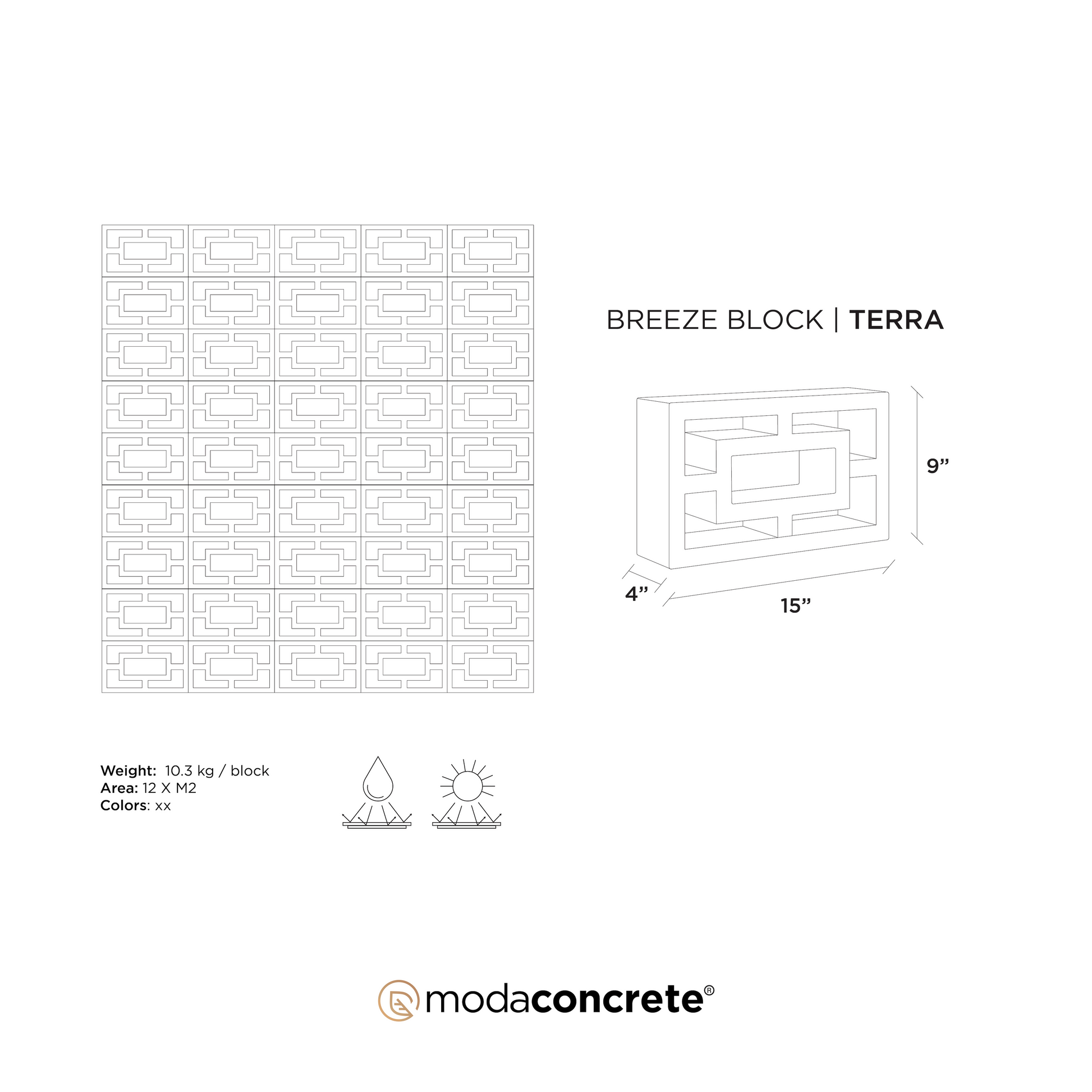 TERRA Breeze Block by ModaConcrete - Direct source for architectural and precast concrete