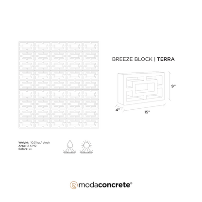 TERRA Breeze Block by ModaConcrete - Direct source for architectural and precast concrete