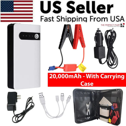 20000mAh Car Jump Starter Booster Jumper Box Power Bank Battery Charger Portable by Anti Spier