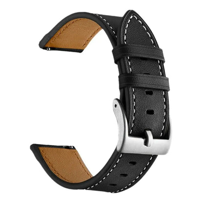 18mm 20mm 22mm Classic Genuine Leather Watch Band Strap Quick Release Wristband by Anti Spier