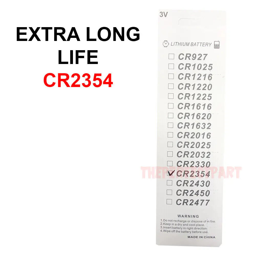 5 PCS CR2354 Lithium Battery 3V Button Cell Computer Portable Devices EXTRA LIFE by Anti Spier