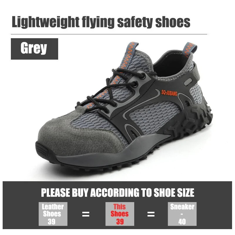 Anti-collision and Anti-smashing Breathable Safety Shoes by Anti Spier