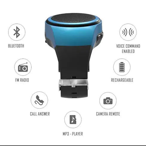 Jogging Buddy Bluetooth Smart Speaker W/FM Radio Watch Style And More by Anti Spier