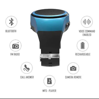 Jogging Buddy Bluetooth Smart Speaker W/FM Radio Watch Style And More by Anti Spier