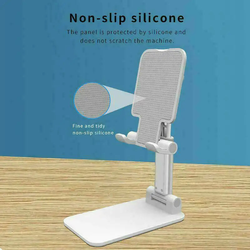 Adjustable Cell Phone Tablet Stand Desktop Holder Mount Mobile Phone iPad iPhone by Anti Spier