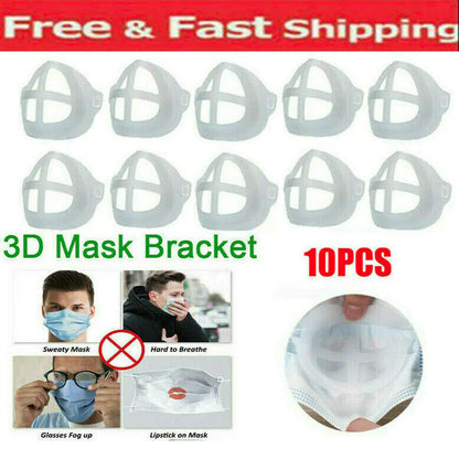 3D Face Mask Bracket Mouth Separate Inner Stand Holder Breathing Space Frame by Anti Spier