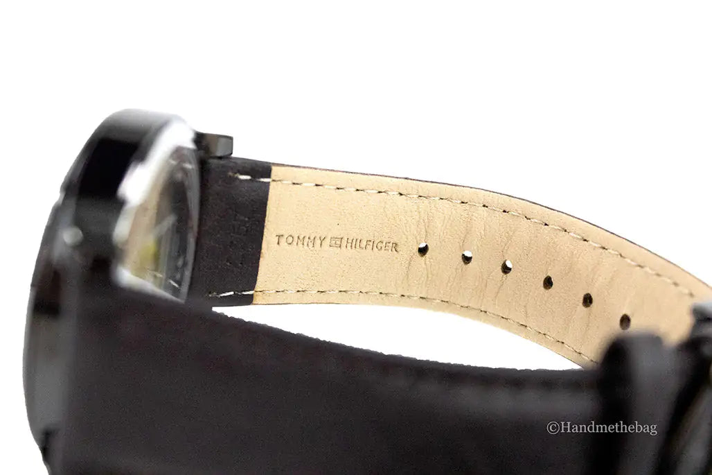 Tommy Hilfiger The Essentials Brown Strap Grey Dial Watch by Anti Spier