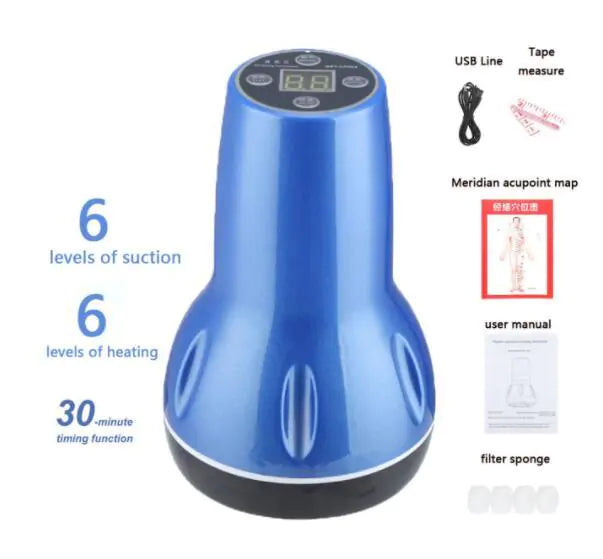 Electric Cupping Massage Magnet Tool by Anti Spier