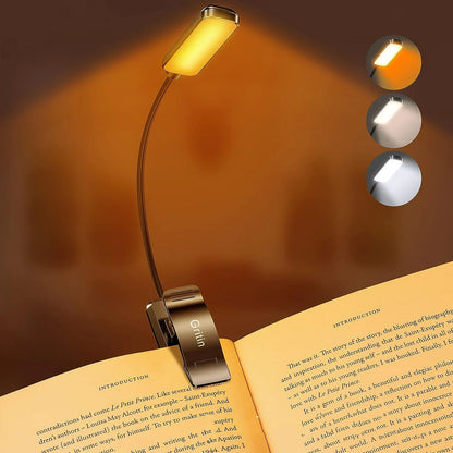 Minimalist LED Rechargeable Book Light by Anti Spier