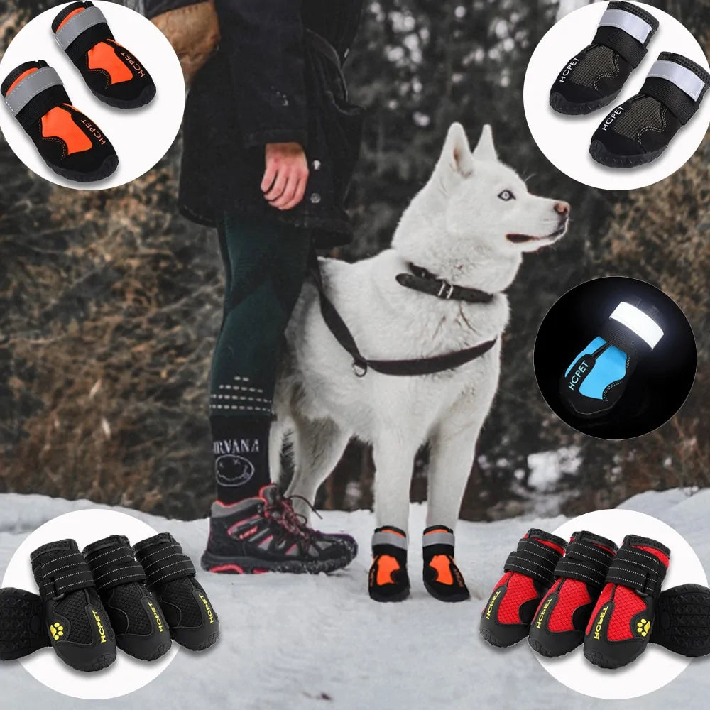 Waterproof Reflective Dog Boots by Anti Spier