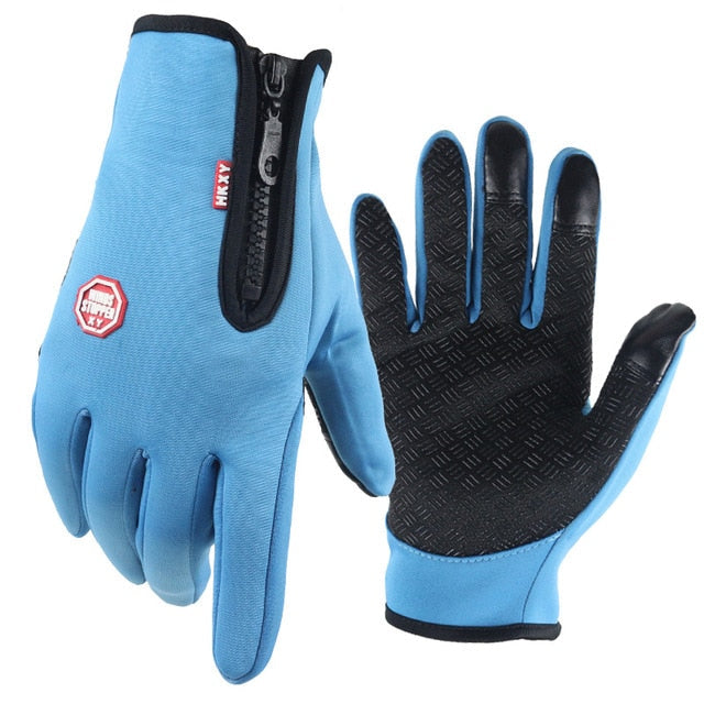 Unisex Touchscreen Thermal Full Finger Gloves by Anti Spier