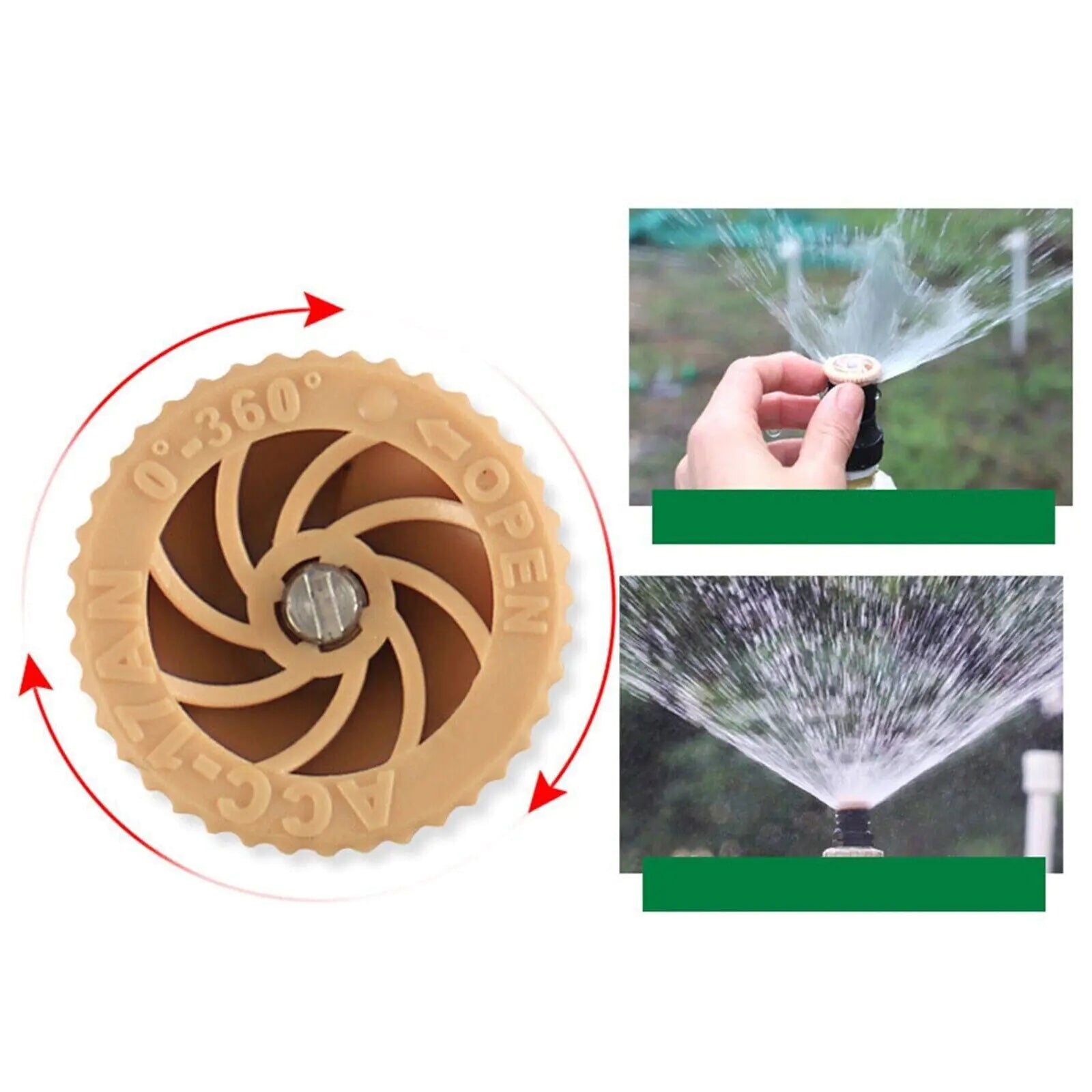 360° Rotation Auto Irrigation System Garden Lawn Sprinkler Patio Save Water USA by Anti Spier
