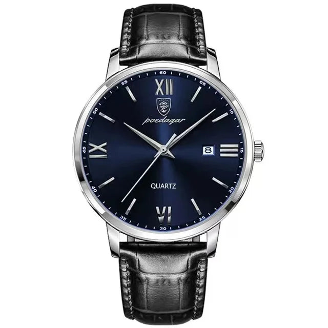 Leather Men Quartz Luxury Watches by Anti Spier