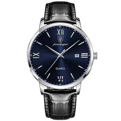 Leather Men Quartz Luxury Watches by Anti Spier