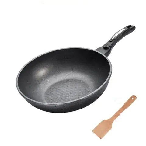 Korean Non-Stick Stone Frying Pan for Induction & Gas by Anti Spier